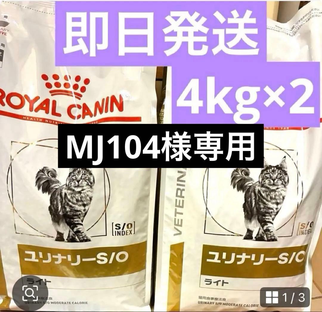 ロイヤルカナン ユリナリーS/Oライト 4kg×2