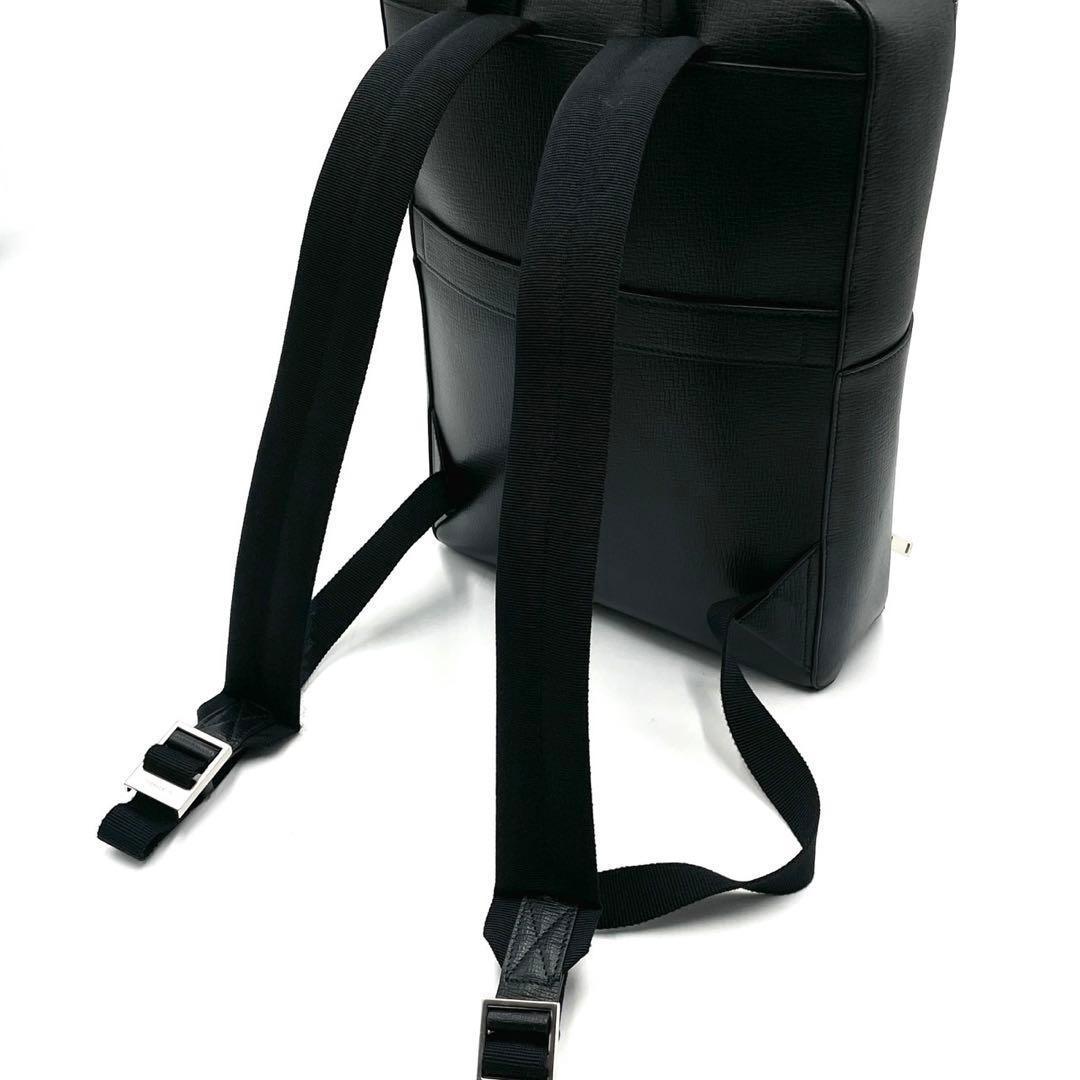 極美品/現行モデル● フェラガモ リュック バックパック ブラック レザー