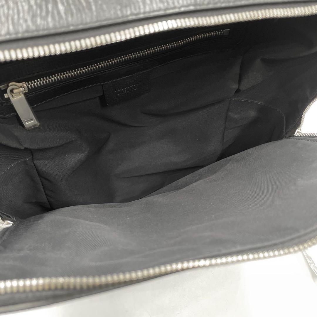極美品/現行モデル● フェラガモ リュック バックパック ブラック レザー