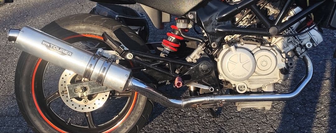 VTR250 モリワキ マフラー キャブ