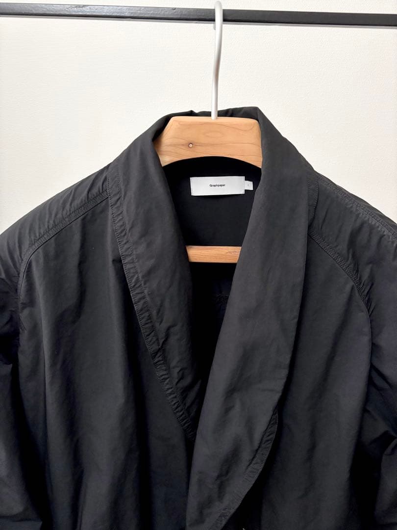 【送料無料】Graphpaper ショップコート 20復刻版 ブラック1