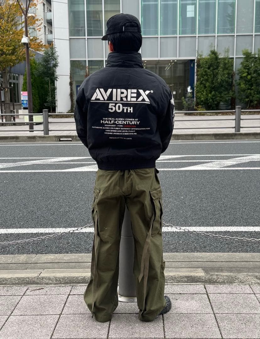 AVIREX 50TH ジャケット ネイビー