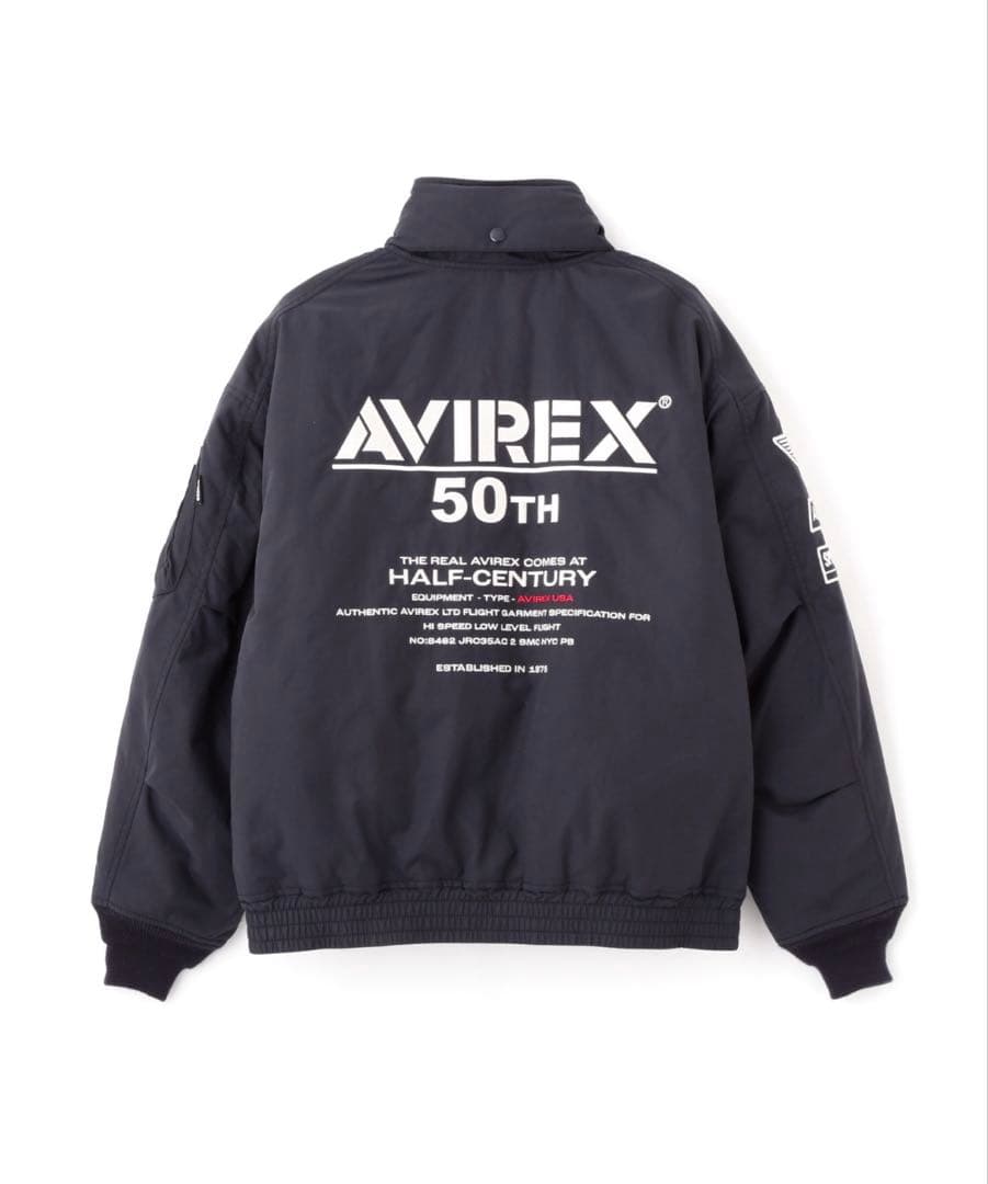 AVIREX 50TH ジャケット ネイビー