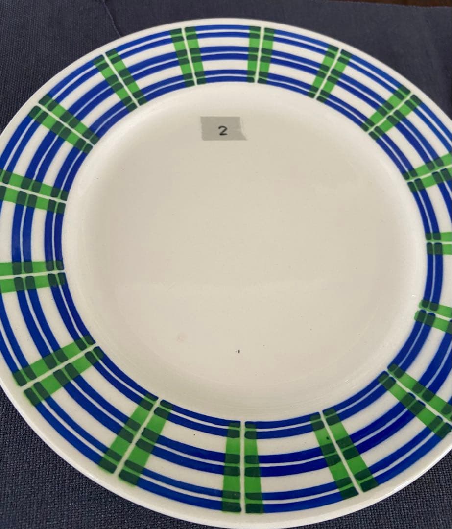 【フランス】BADONVILLERアンティーク皿　4枚セット