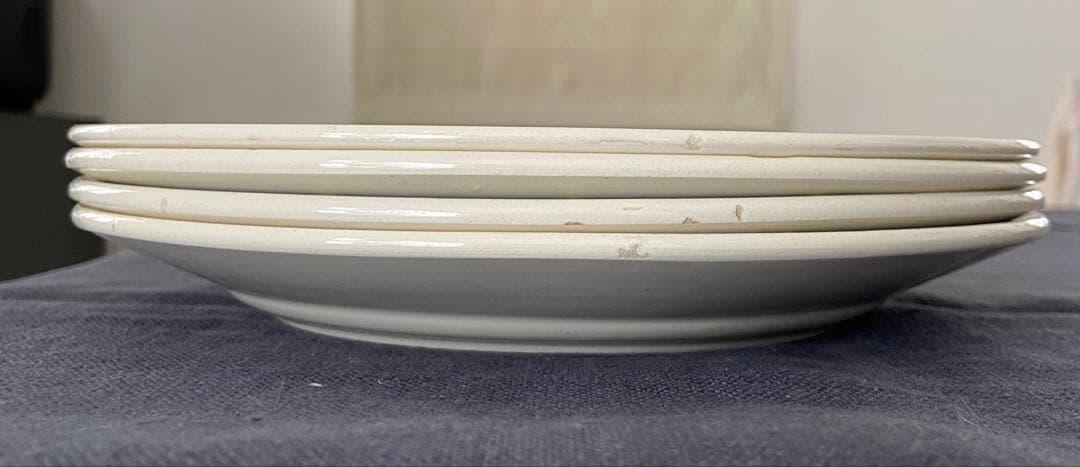 【フランス】BADONVILLERアンティーク皿　4枚セット