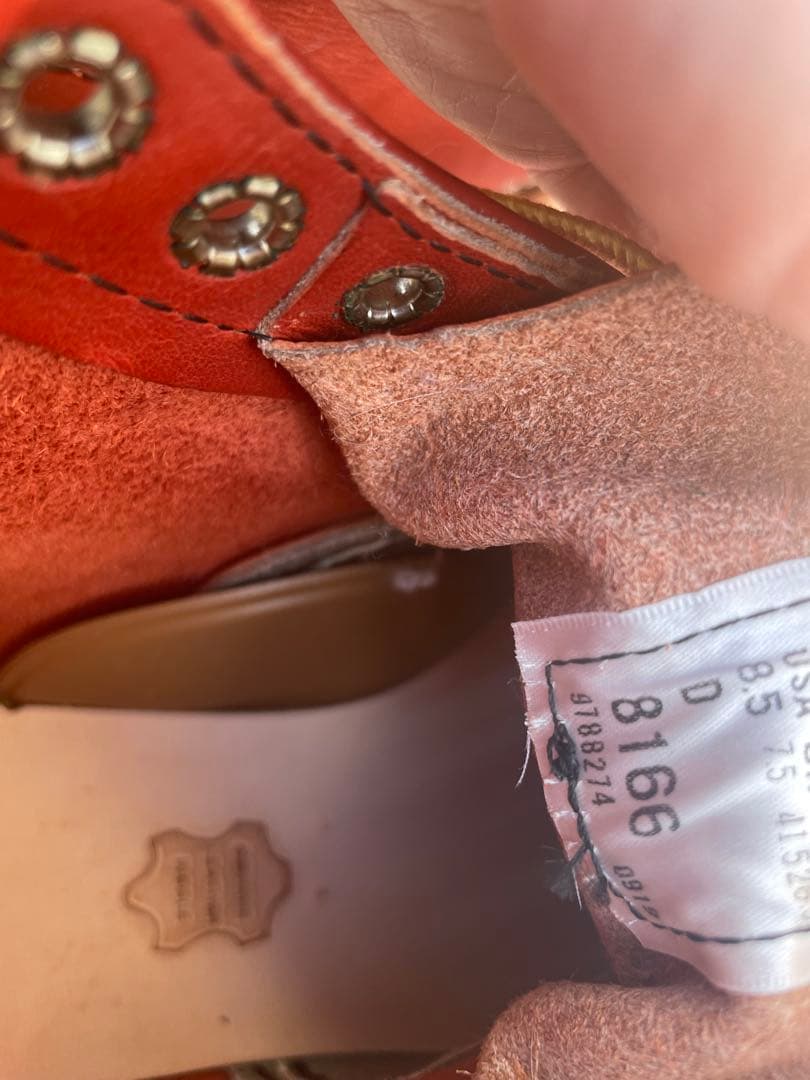 RED WING貴重 復刻犬タグ 8166 6inch アイリッシュセッター　5