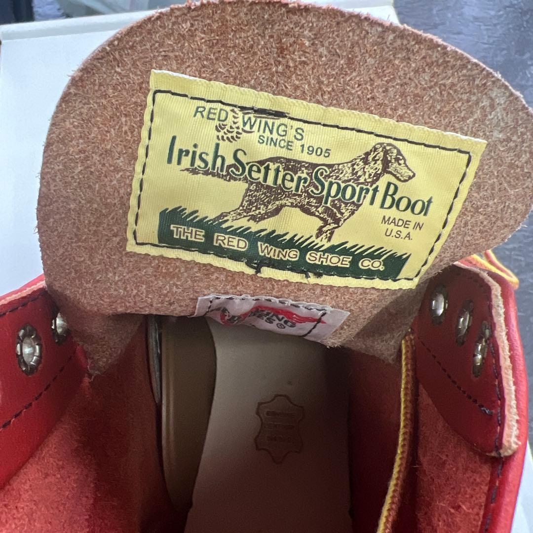 RED WING貴重 復刻犬タグ 8166 6inch アイリッシュセッター　5