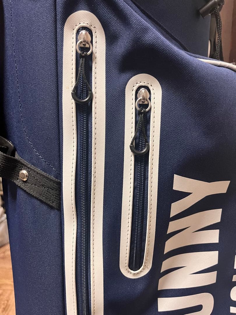 ジャックバニー キャディバッグ ネイビー 美品