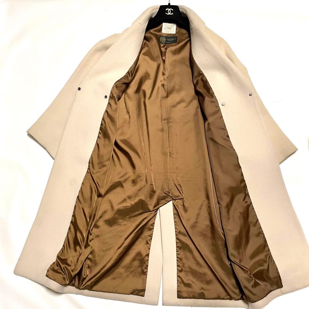 イエナ オーバーチェスターコート MANTECO イタリア製生地 ベージュ 36