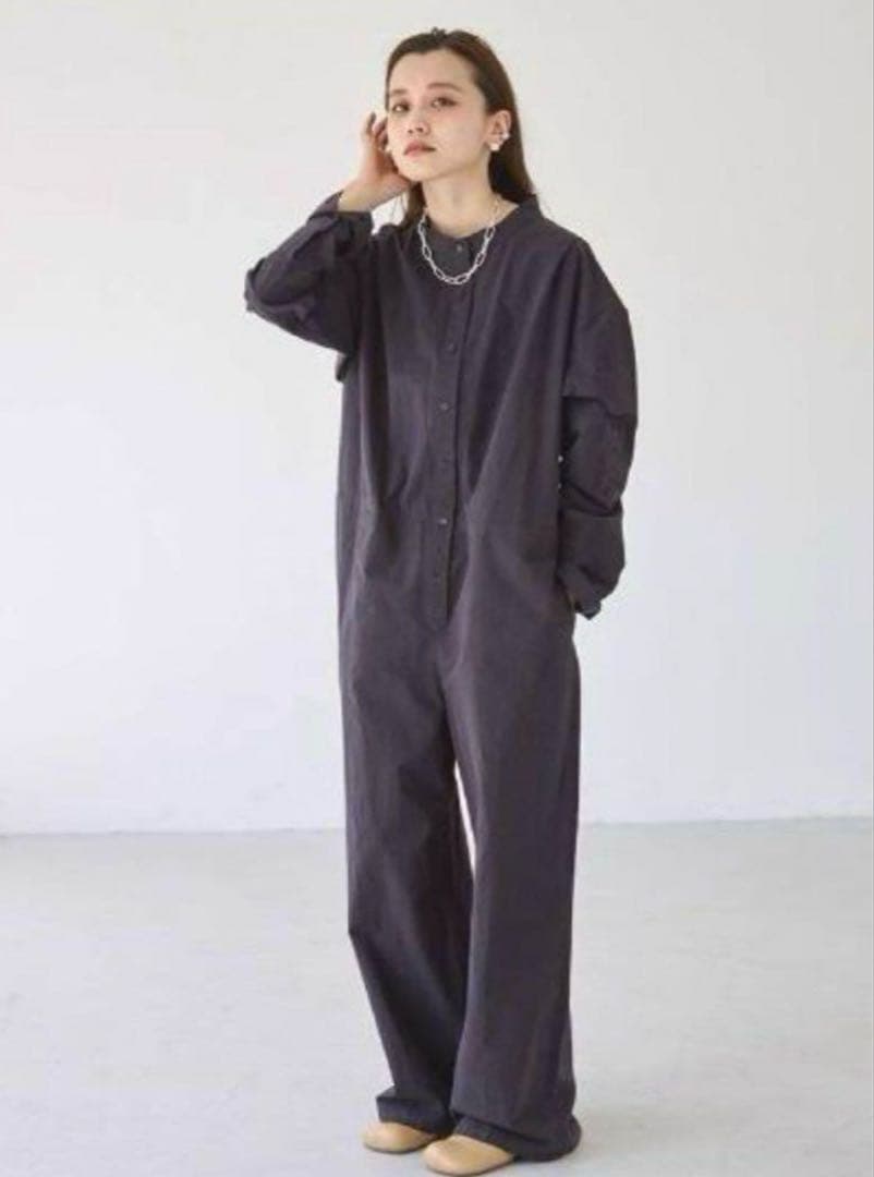 TODAYFUL タイプライターシャツコンビネゾン　ブラック　36