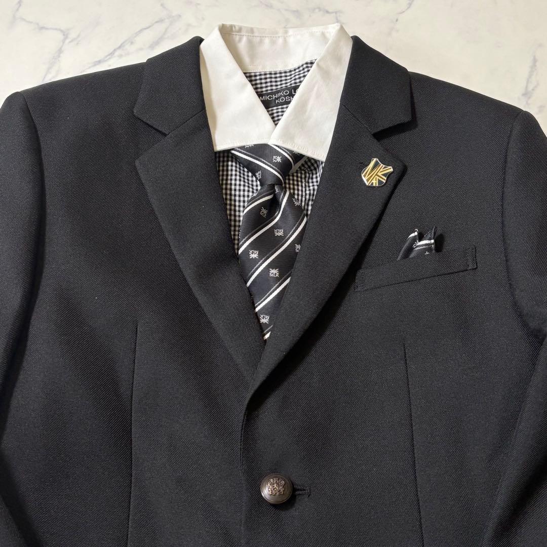 極美品 MICHIKO LONDON 男の子 スーツ 160 卒業式フォーマル