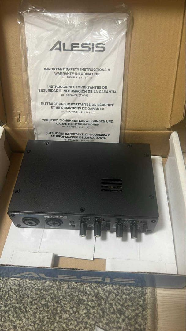 Alesis Mictube Duo オーディオインターフェイス