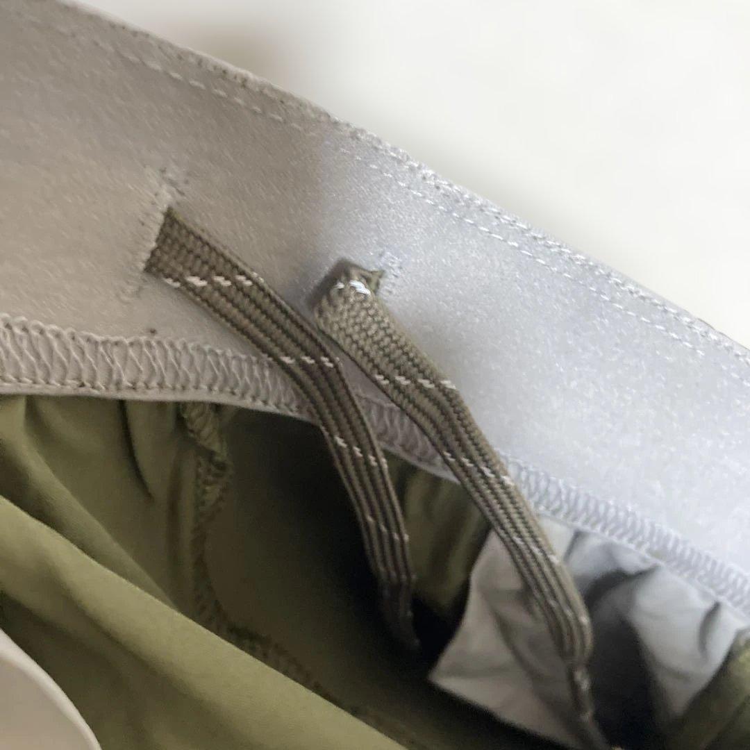 Satisfy / ピースシェル ランニングショーツ オリーブ Mサイズ