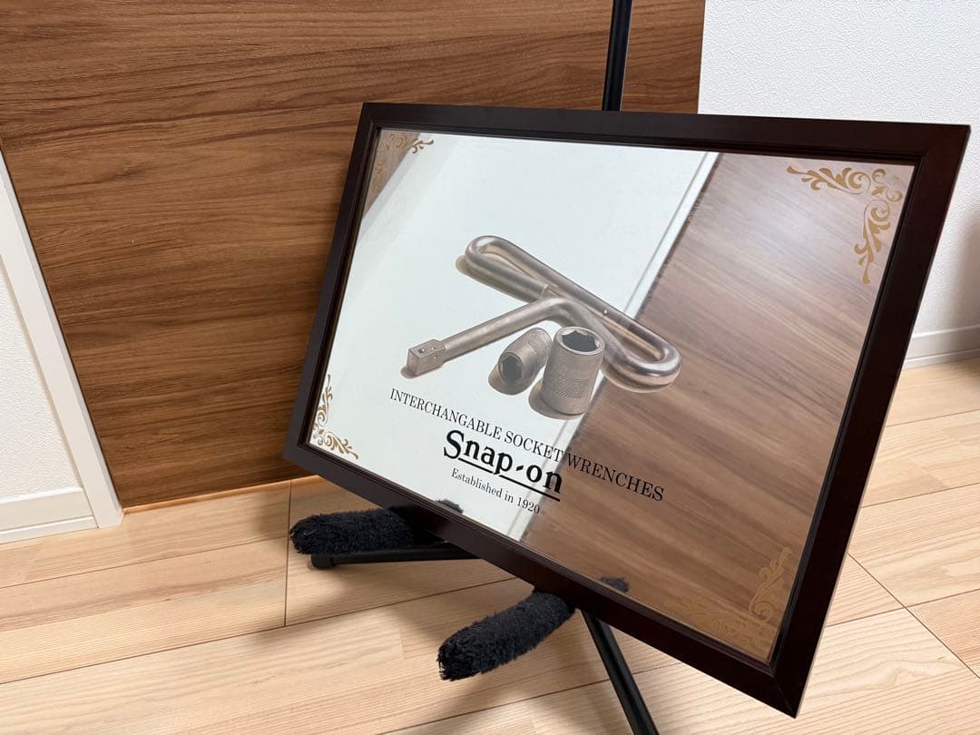 Snap-on 壁掛け鏡　ウォールミラー