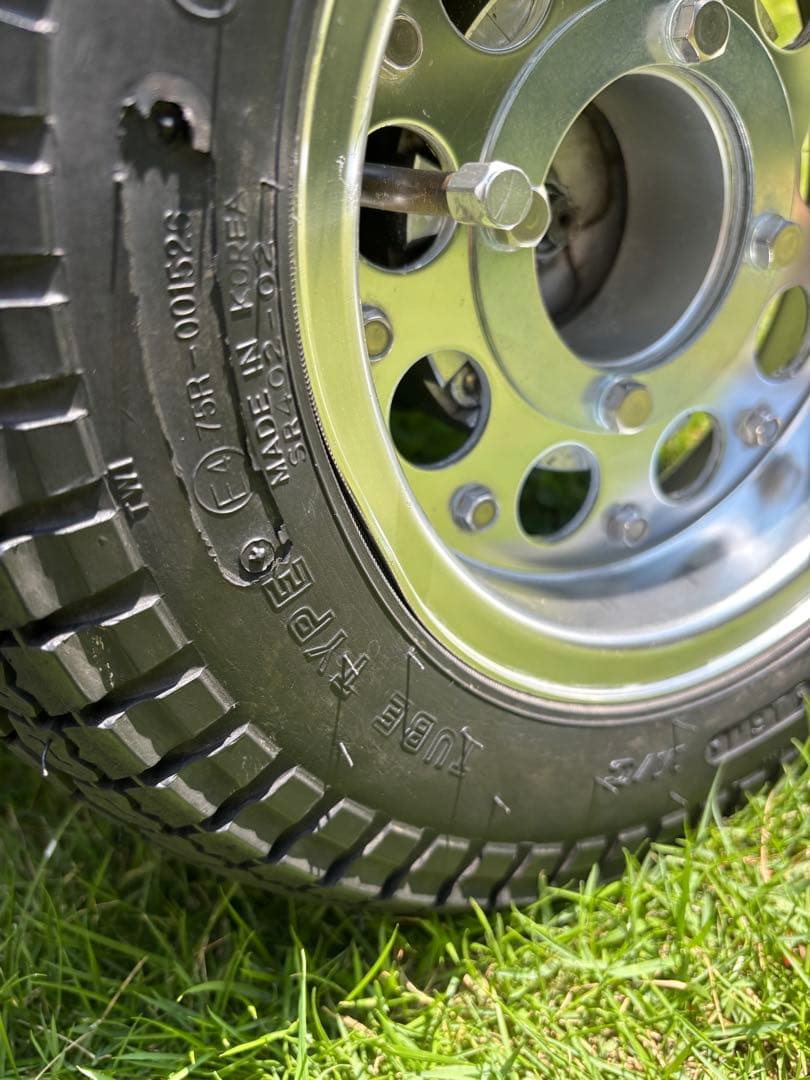 武川ホイール。モンキーやジャイロに。3.50-8 8インチ