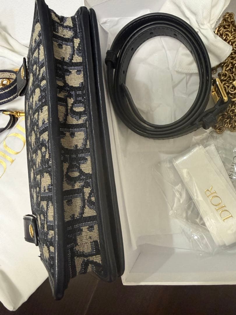 dior 30モンテーニュ チェーンバッグ 2-in-1 ポーチ　　オブリーク