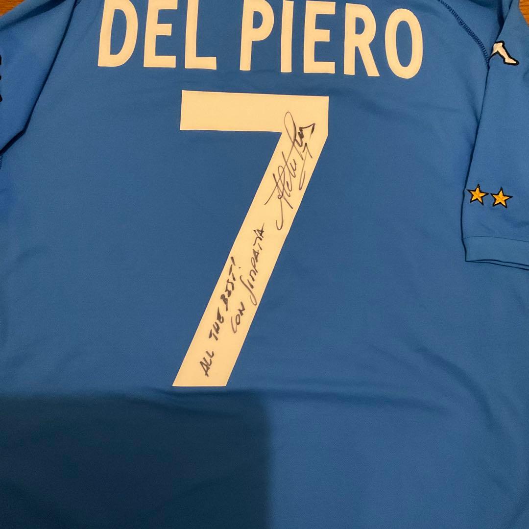 記念グッズ Azzuri Alessandro Del Piero Signed Shirt