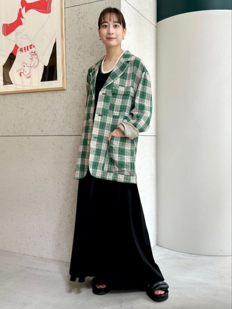 キャバン CABaN コットンカシミヤリブ ノースリーブ