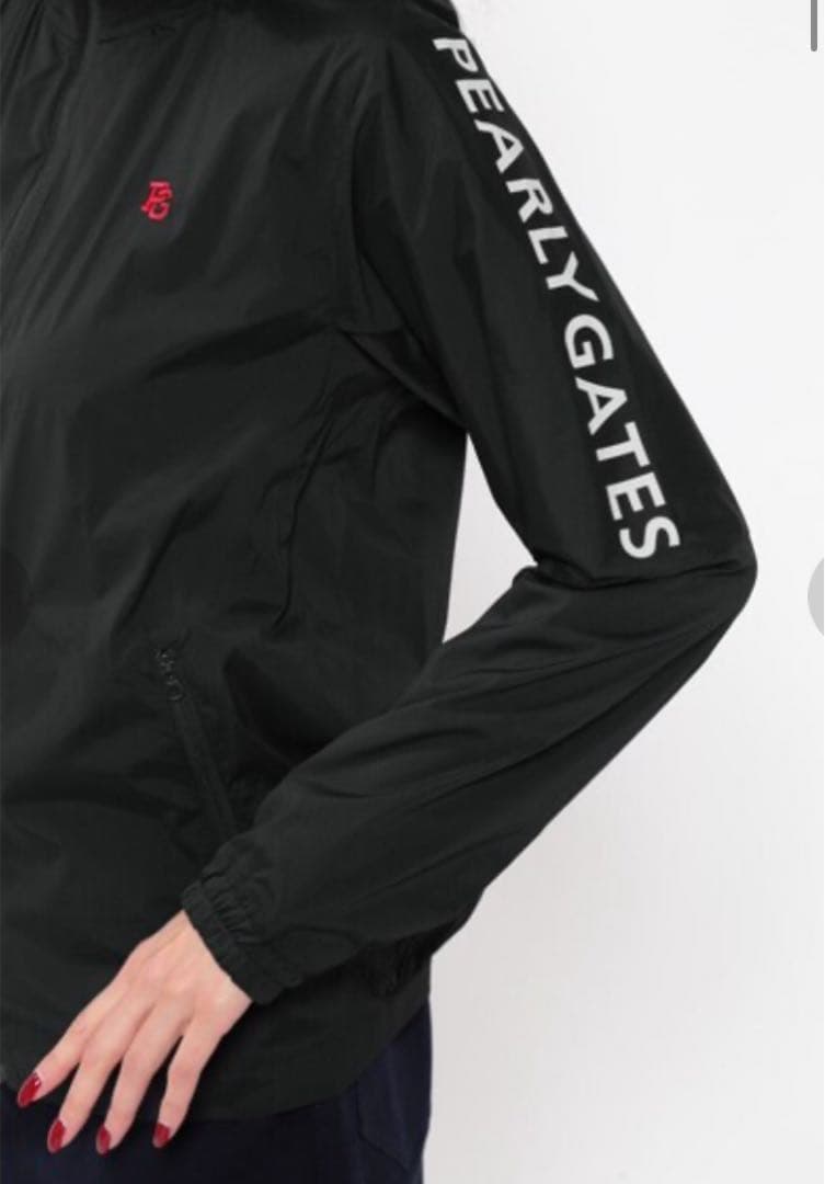 美品　PEARLY GATES ナイロンストレッチ　Rチェック　ツインスニード