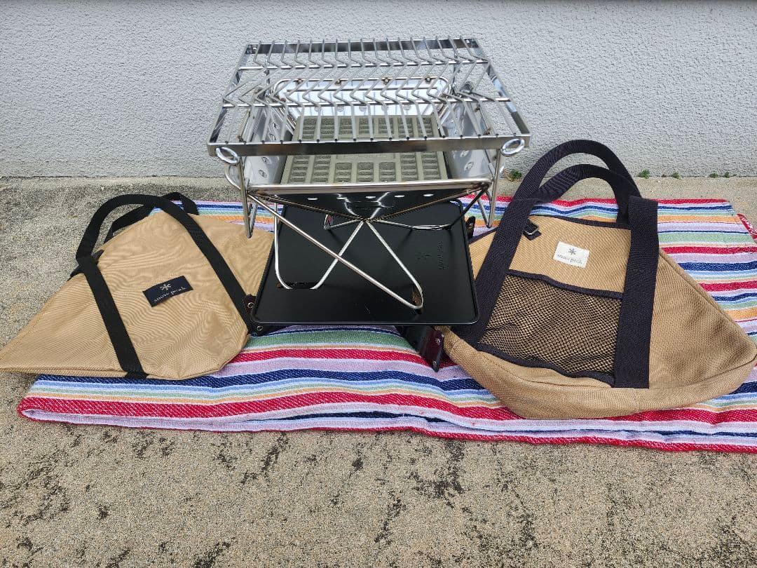 【未使用】焚き火台S スノーピーク ベースプレートS 炭床ProS グリルネット