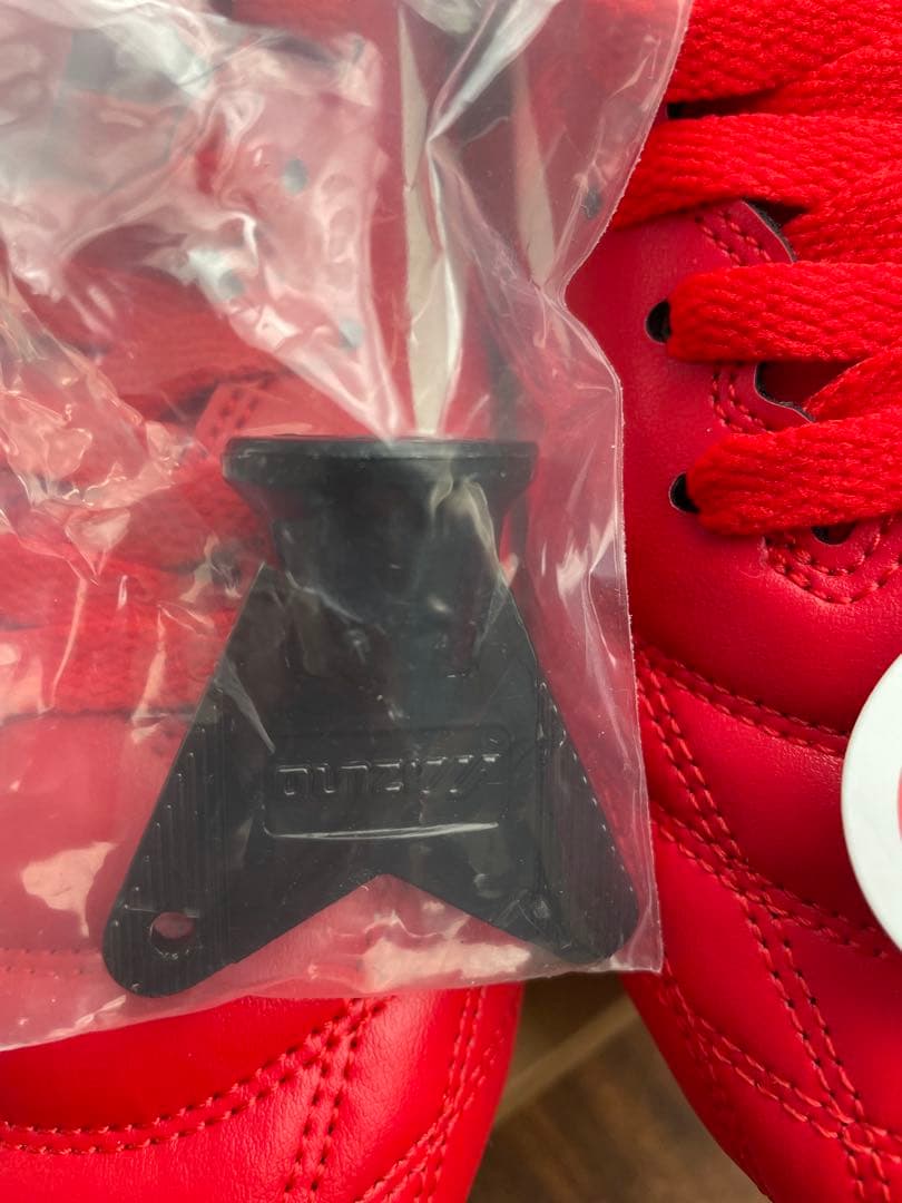 【新品おまけ付き】ミズノ　Watanabe ラグビーシューズ レッド 27cm