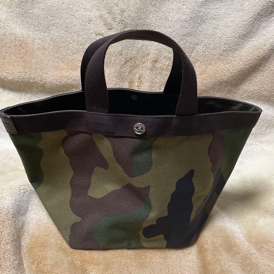 エルベシャプリエHerve Chapelierカモフラージュ柄トートバッグ