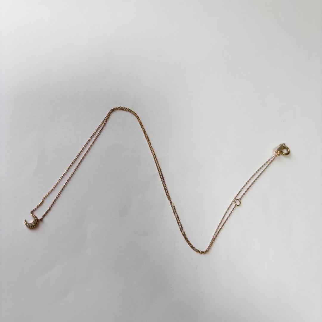 Canal 4℃ K10 ムーン ネックレス