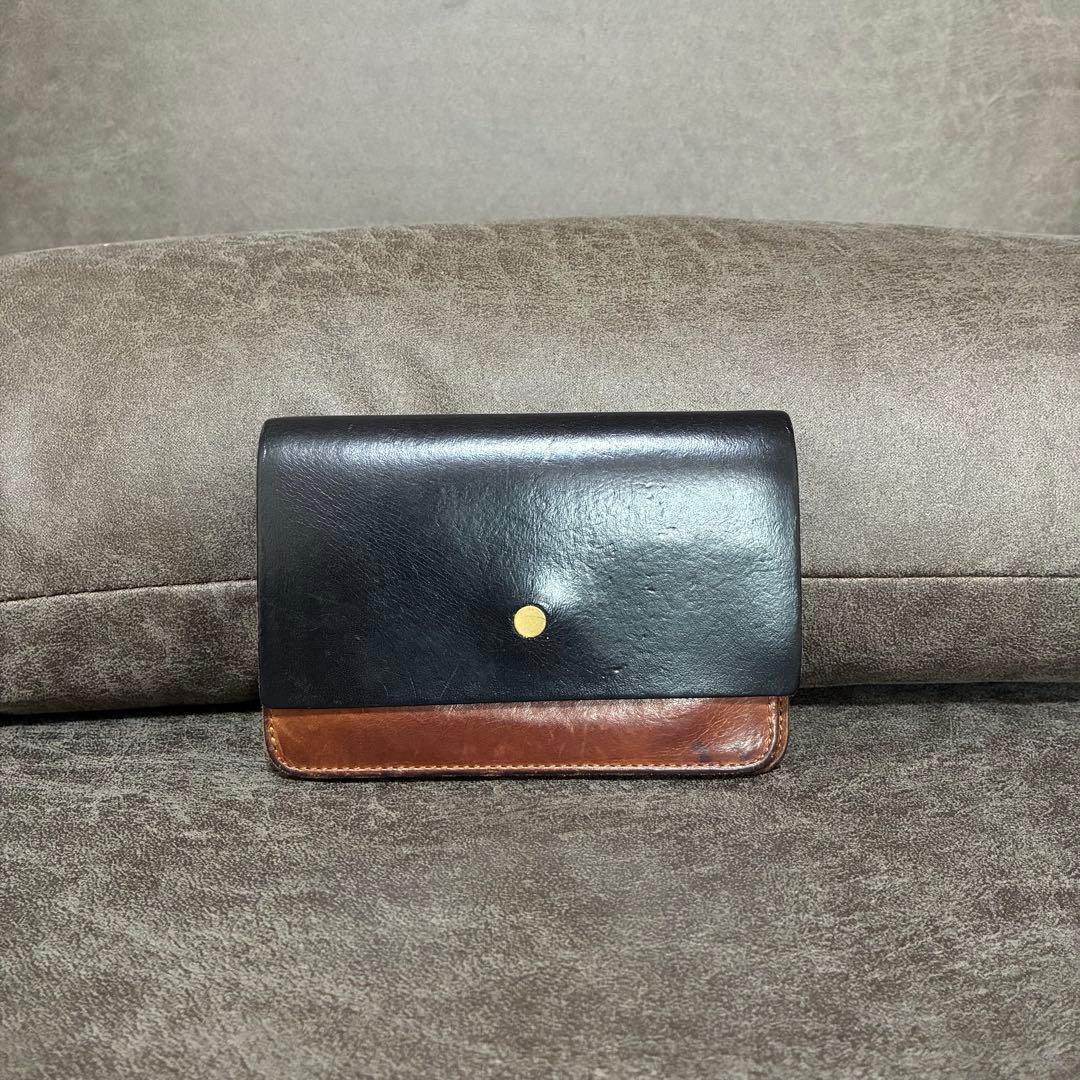 formeフォルメHandwallet combi Cordovan Black