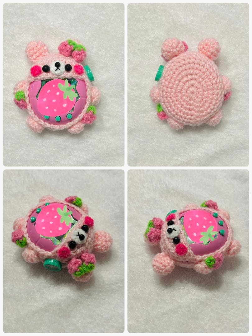 あ*る様 たまごっちパラダイスカバー　476 いちごまみれくまちゃんリボーン