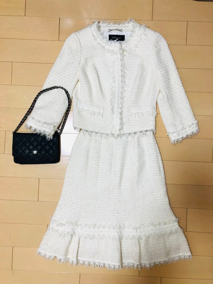 エポカ EPOCA ツイード　セットアップ 卒業式 入学式