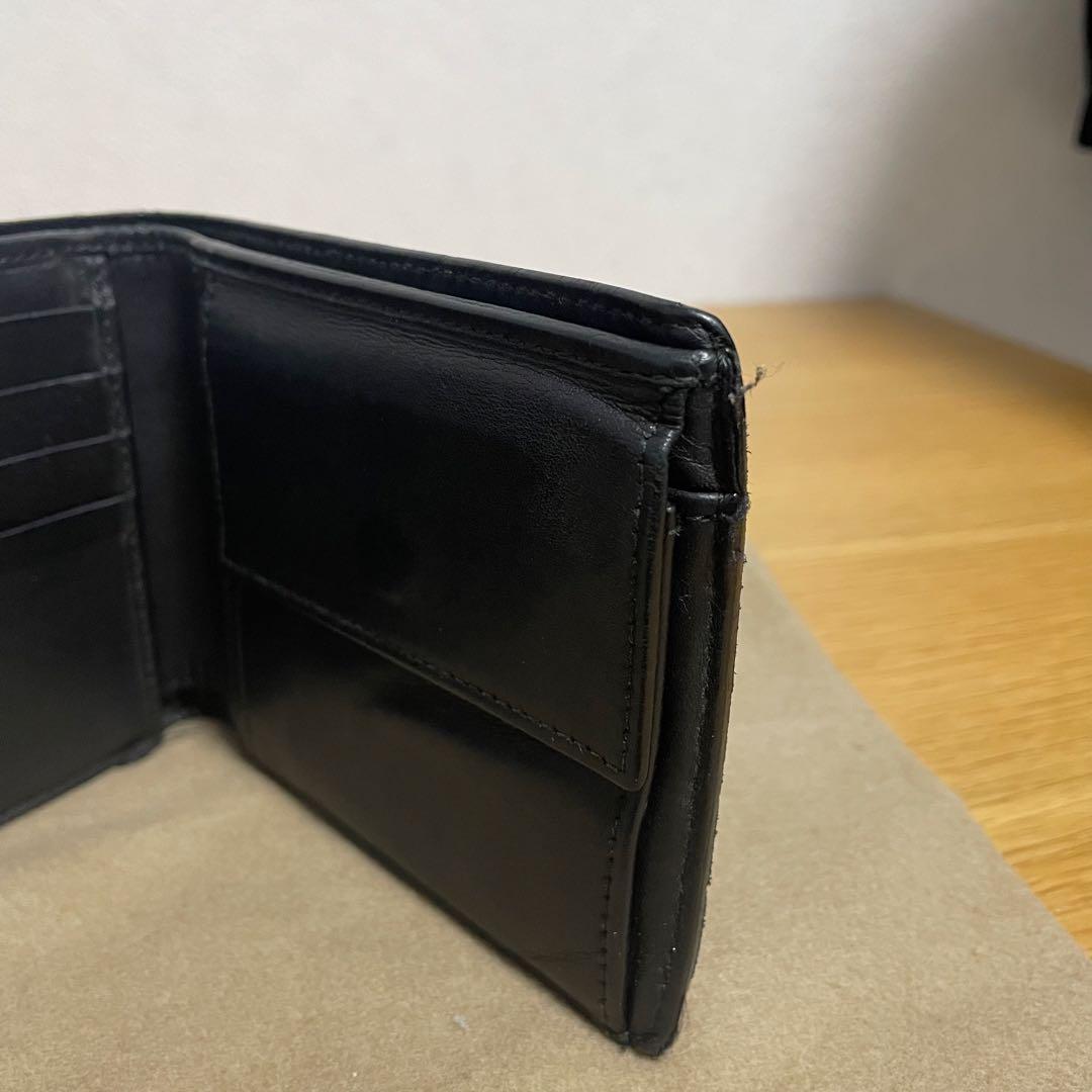 Bottega Veneta 二つ折り財布 ネイビー 保存袋付き