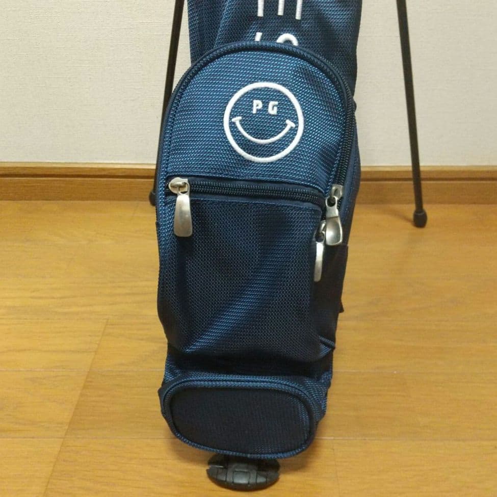 PEARLY GATES スタンドゴルフバッグ ★ネイビー★ 美品★