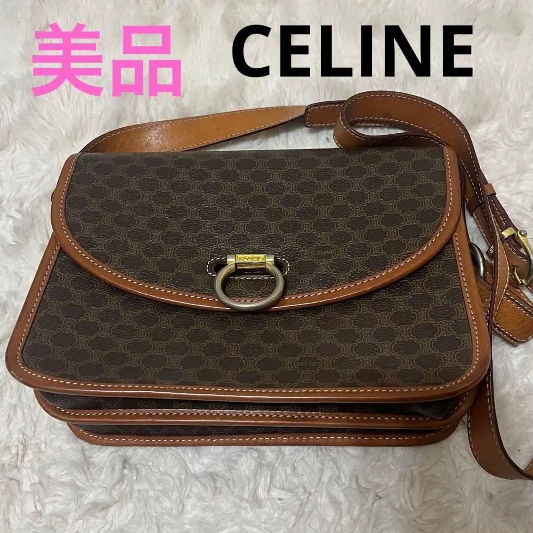 CELINE セリーヌ DM91 ショルダーバッグ マカダム柄