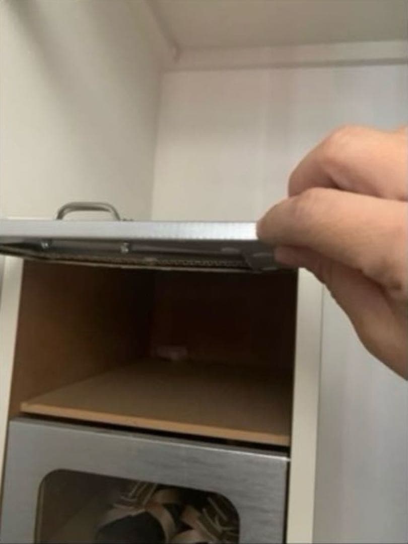 美品　縦型　靴収納棚　クリア窓付き 自家焙煎珈琲　有機栽培レモングラスティ等々付