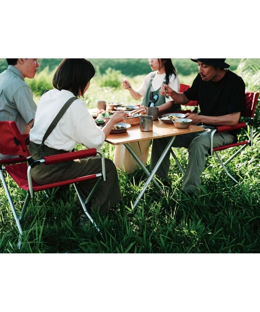 （新品　未開封） peak ワンアクションテーブルロング竹