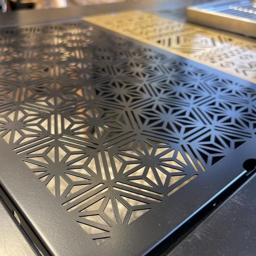 802products 麻の葉柄ワンユニットプレート