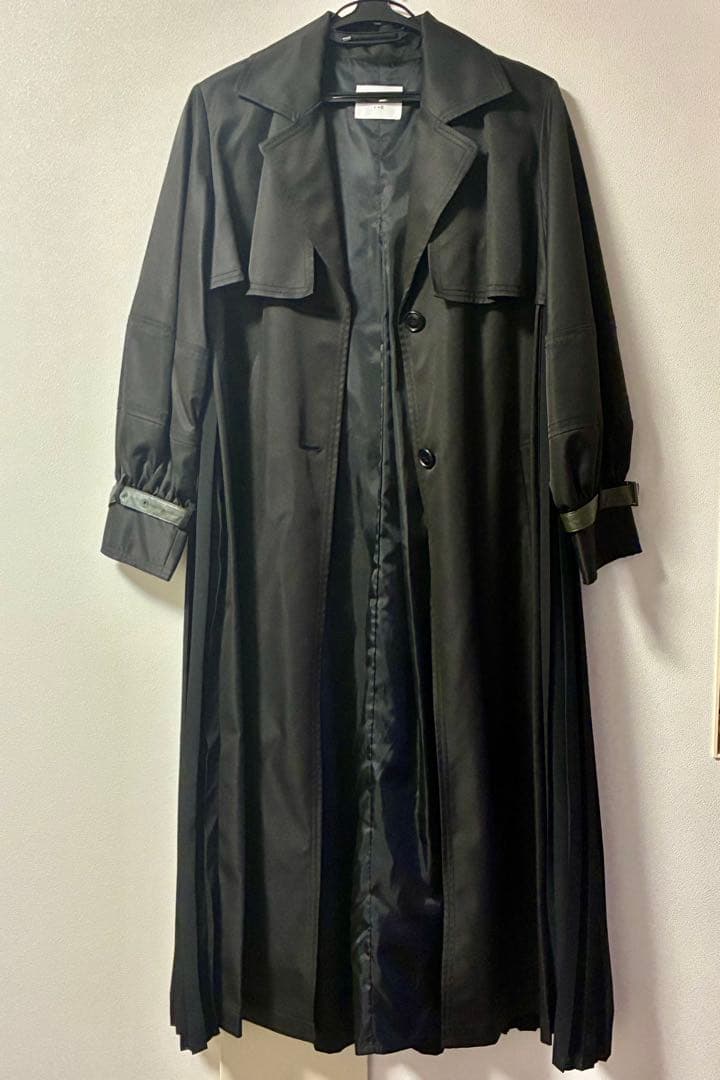 Ameri VINTAGE バルーンスリーブプリーツトレンチ　アメリヴィンテージ