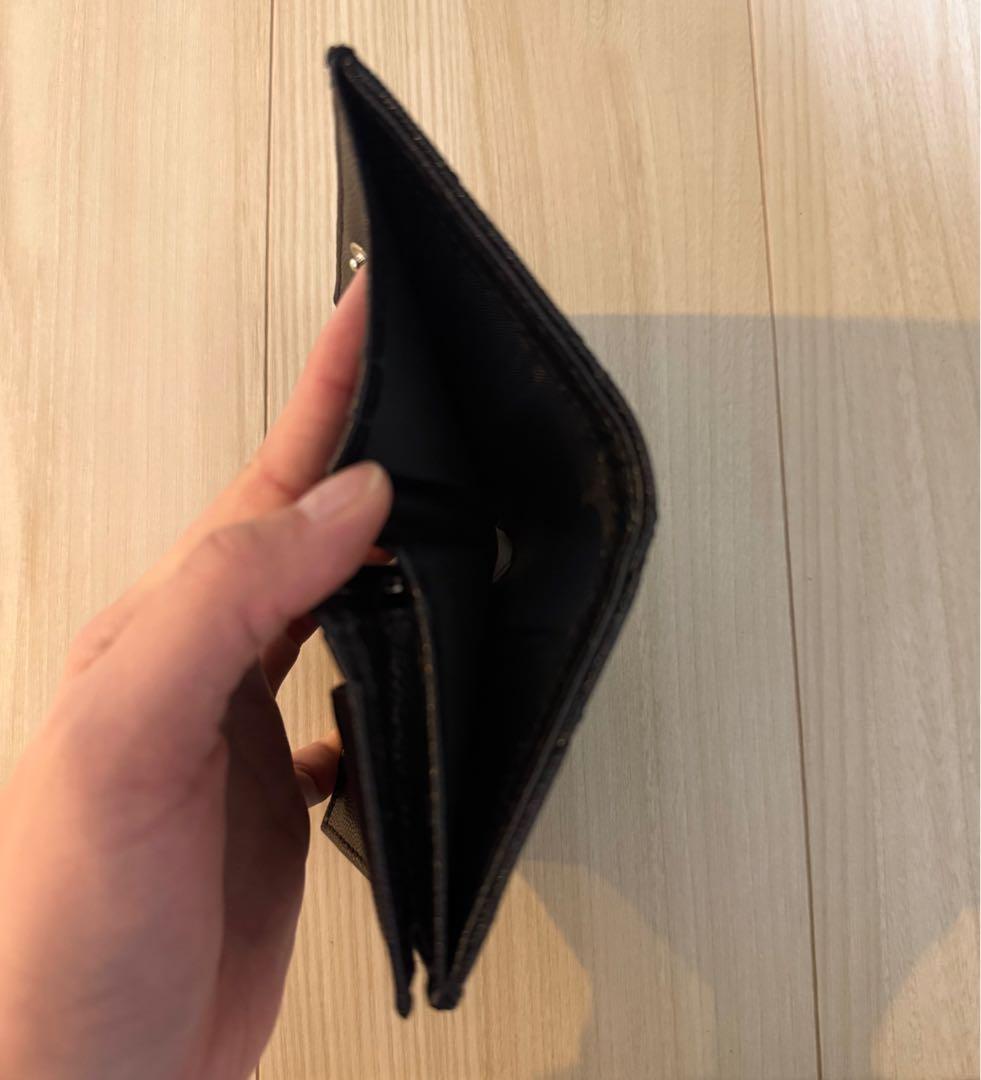 CHANEL ブラック レザー 二つ折り財布　ノベルティ
