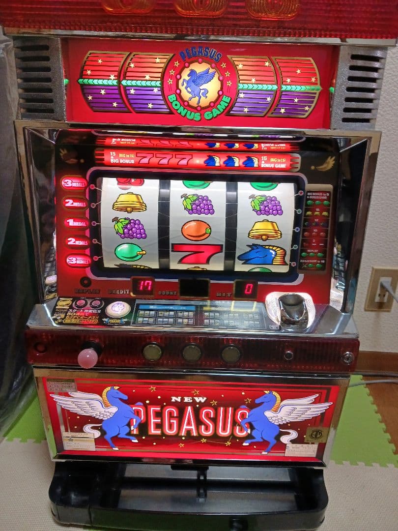 ア*迎様 ニューペガサスa フリーズver 裏物 エマ 4号機 実機 パチスロ
