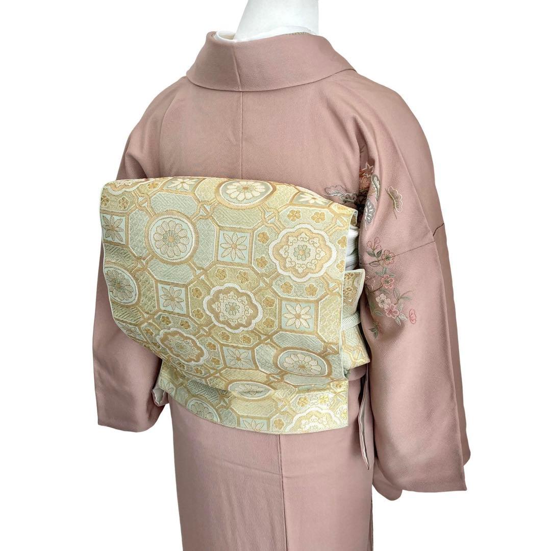 蘇州刺繍 訪問着 付下げ 正絹 着物 フルセット可 入学式　卒業式 礼装