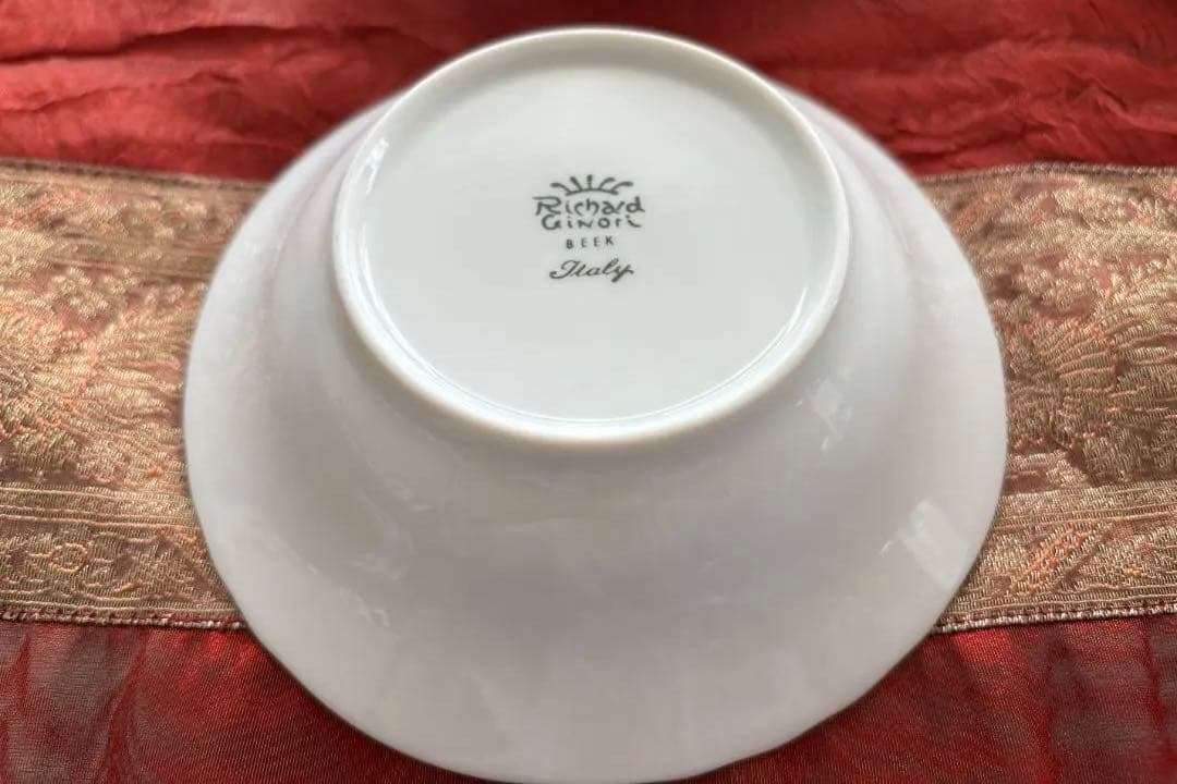 新品　リチャードジノリ ベッキオホワイト フルーツソーサー 15cm 6枚