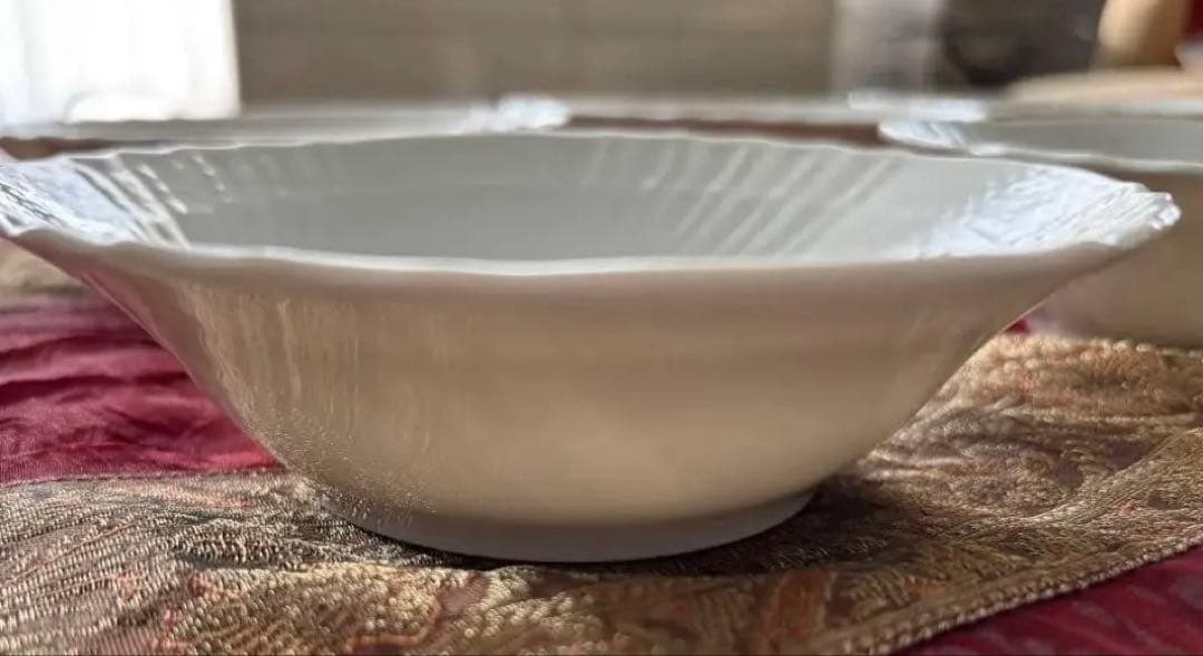 新品　リチャードジノリ ベッキオホワイト フルーツソーサー 15cm 6枚