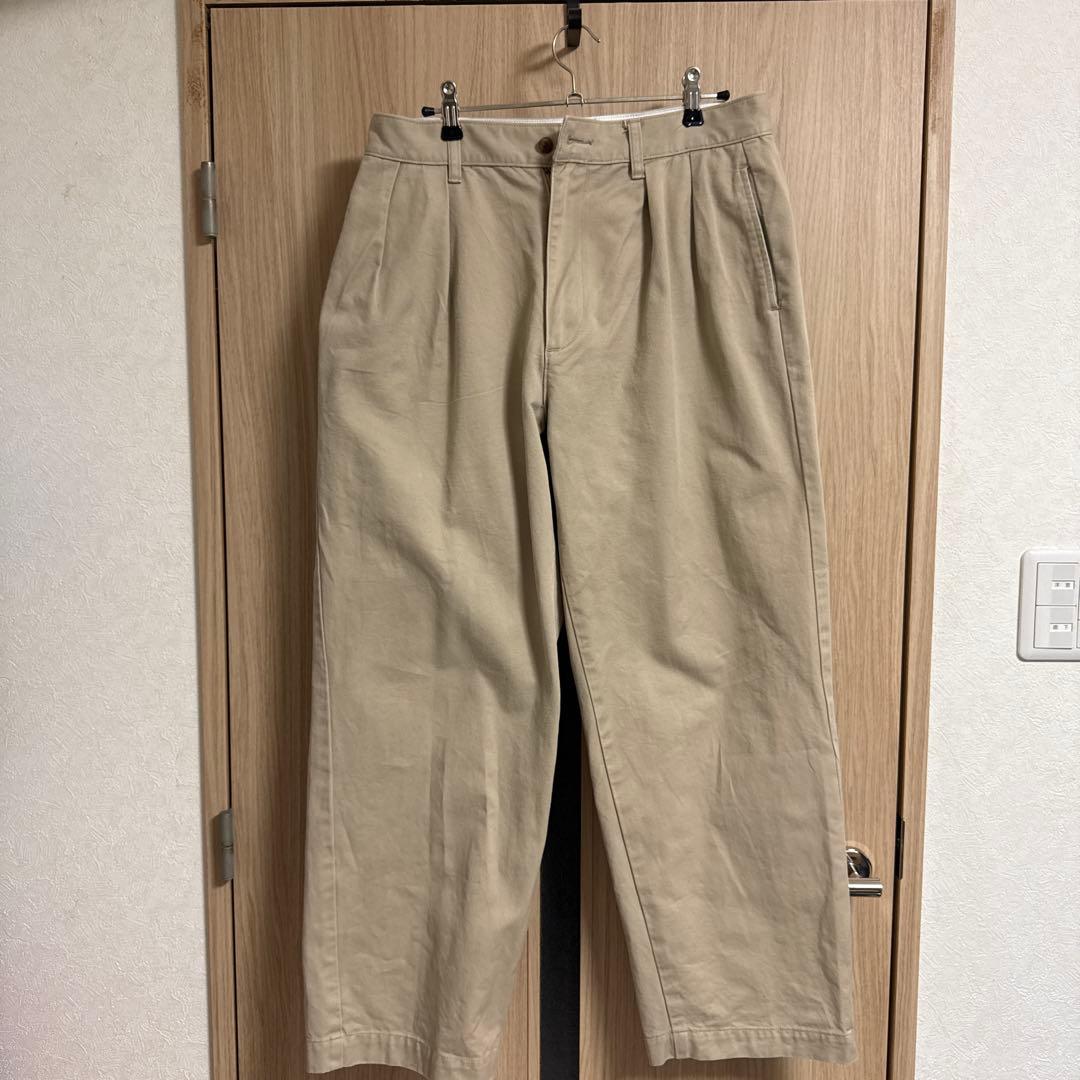 CIOTA シオタ ツータックチノパンツ ベージュ サイズ5