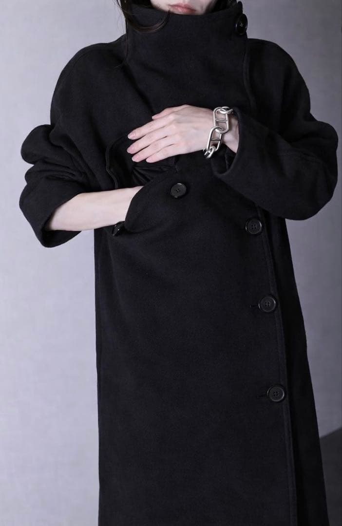 24時間以内発送　acne studios ウールコート　黒