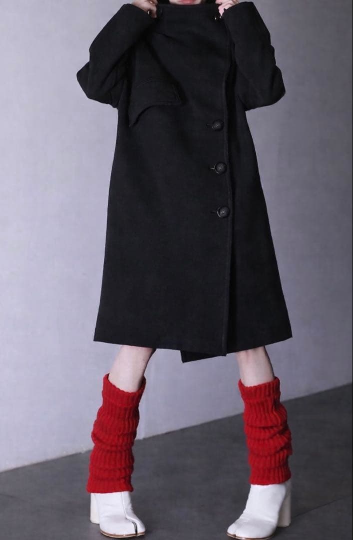 24時間以内発送　acne studios ウールコート　黒