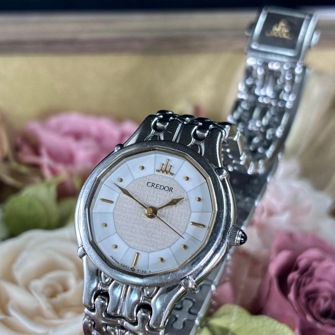 SEIKO CREDOR　セイコー クレドール　クオーツ 美品　可動