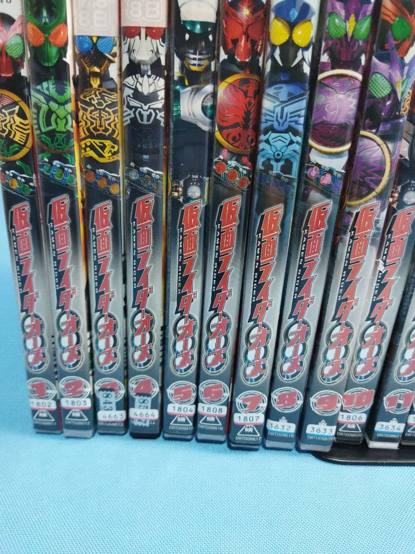 仮面ライダーオーズ DVD 全12巻+関連DVD4本　合計16本セット