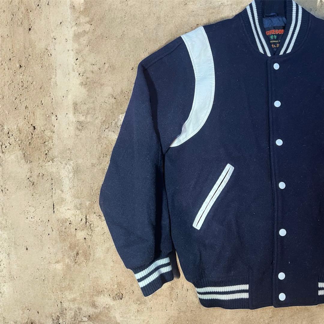 90s McGREGOR マックレガー スタジャン レザー切替 マクレガー