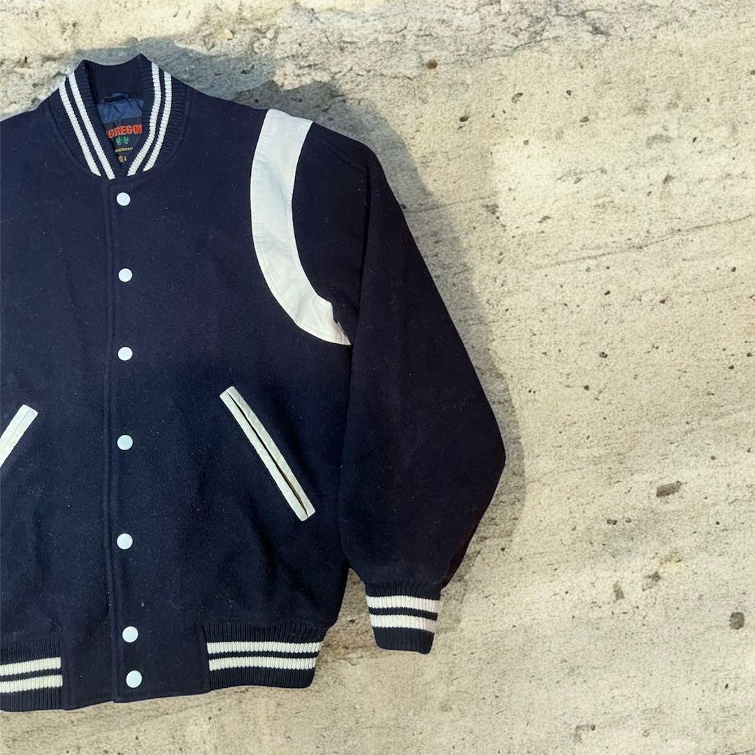 90s McGREGOR マックレガー スタジャン レザー切替 マクレガー