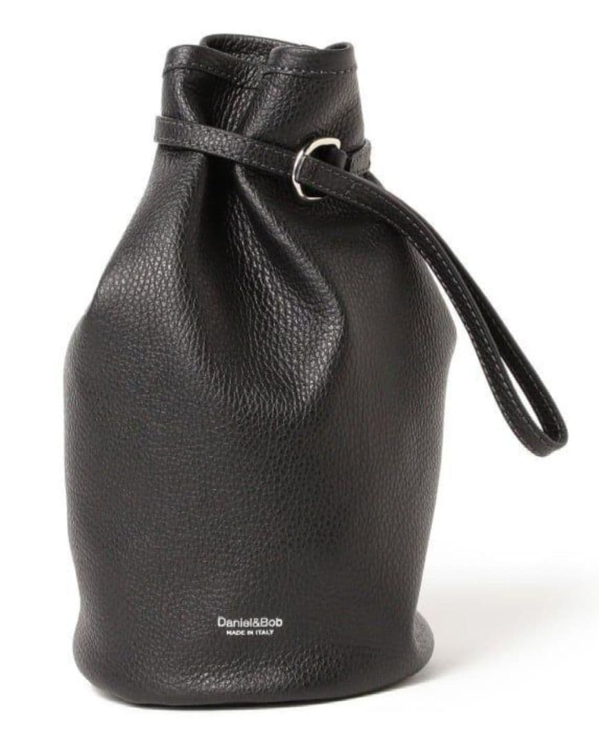 BEAMS 【別注】Daniel & Bob / レザー 巾着 ポーチ　ビームス